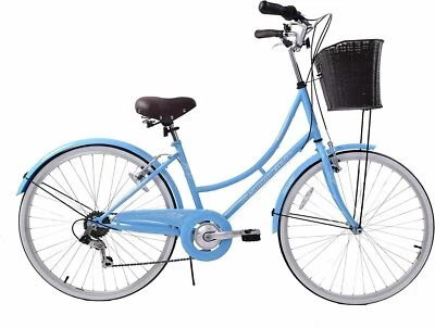 Heritage Classique 26 Wheel Ladies 16 Frame Blue Bike Classic Dutch Traditional  - Image 1 of 4