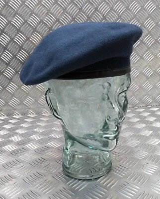 Airforce Blue Beret 100% Wool Taped Rim Scouts & Various Organizations 57cm