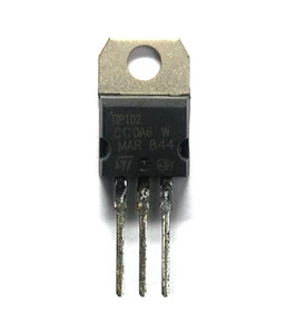 5 Stck. NPN Darlington Leistungstransistor TIP102 TO-220 ST Vceo = 100 V Ic = 8A Pd = 80 W - Bild 1 von 1