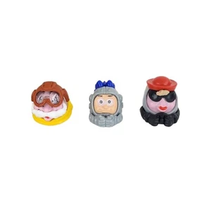 Vintage 1998 Kinder Egg Surprise Head to Head Racers Figure Toy Bundle - Picture 1 of 3