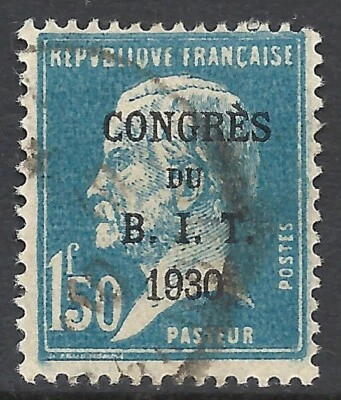 FRANCIA SCOTT 257 USADO FINO - 1930 1,50 fr EMISIÓN PASTO AZUL CON EMBALAJE ORIGINAL CAT $14,50 Foto 1 de 2