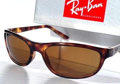 NUEVO Ray Ban Tortuga Marrón PROTECCIÓN UV Marrón Lente Gafas de Sol RB4114 642/73 Foto 1 de 4