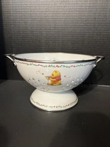 Vtg Disney Winnie The Pooh Metal Colander Strainer  Simply Pooh - Picture 1 of 13