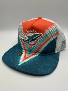 Miami Dolphins New Era Throwback Tie-Dye Golfer Snapback Mütze Cap - Bild 1 von 13
