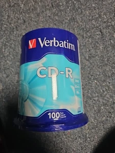 Verbatim 94554 700MB 52x CD-R Disc - Pack of 100 - Afbeelding 1 van 2