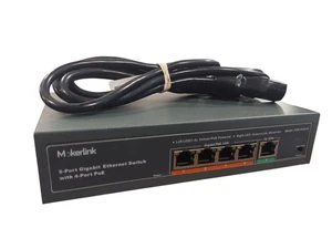 5 Port Gigabit Poe Switch, With 4 Poe+ Ports 1000Mbps, 78W Ieee802.3Af/At G041G - Picture 1 of 5