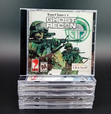 Lot of 7 PC Games – Tom Clancy’s Ghost Recon Series – Tactical Shooter VG - Image 1 of 3
