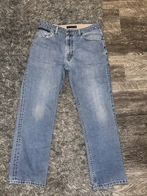 Pantalones de mezclilla Tommy Hilfiger de colección para hombre Y2K 32x30 holgados clásicos desgastados Foto 1 de 4