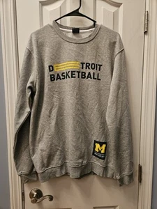SGA Detroit Pistons Basketball Collab University Of Michigan Sweatshirt Size XL - Picture 1 of 3