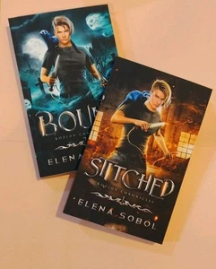 **SIGNED**Stitched Kozlov Chronicles #1, Bound Kozlov Chronicles2 By Elena Sobol - Picture 1 of 7