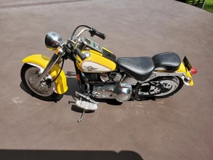 Matchbox 1/9 Harley Davidson Fatboy 1995 Tyco Playtime Motorcycle - Picture 1 of 12