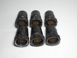 *Lot of 6* Socapex SLD-FMD-419AR Circular Connector Cable Plug 19-Pin - Picture 1 of 5