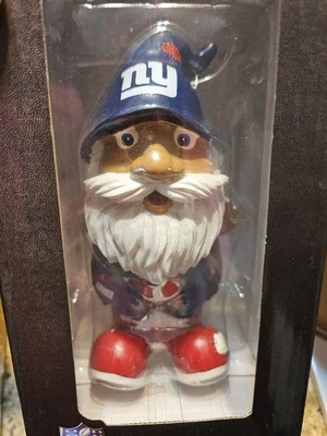 NEW YORK GIANTS Garden Gnomo - 8" FÚTBOL AMERICANO NFL MASCULINO NUEVO EN PAQUETE Foto 1 de 4
