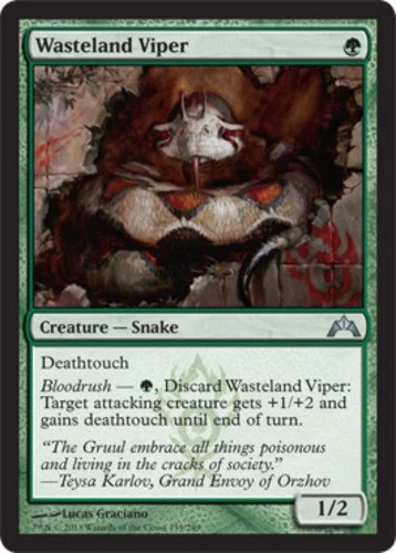 Wasteland Viper - Gatecrash #139/249 MTG Magic The Gathering - Image 1 of 1