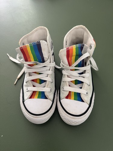 Converse Chuck Taylor All Star High Top Arcobaleno Bambini Taglia 11