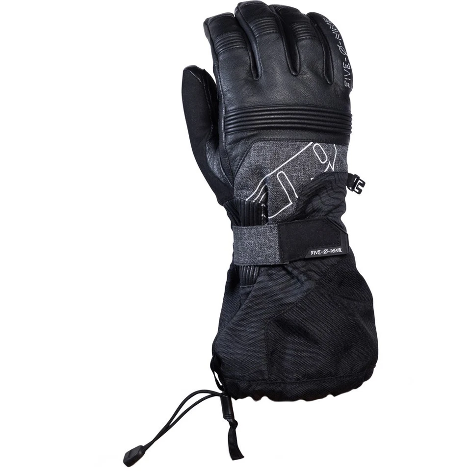 Guantes para moto de nieve 509 Range impermeables aislantes negros operaciones - LG Foto 1 de 1