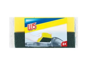 Pack of 4 x 6 W5 Sponges Scourers - Picture 1 of 1