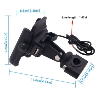 Motorcycle Phone Holder for Honda CB400F 450 500 500F 500T 500X 550 - Изображение 1 из 4