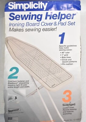 Simplicity Ironing Board Cover & Pad Vintage Makes Sewing Easier Rare - Image 1 of 4