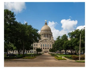 Mississippi State Capitol Building 8x10 Photo On 8.5" x 11" - Picture 1 of 1