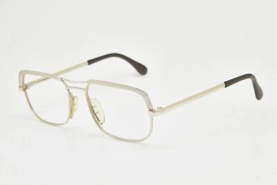 80 年代复古 MARWITZ 眼镜 5017 银色镜框复古眼镜飞行员眼镜 — 第 1/4 张图片