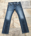 Mens Diesel SAFADO Slim Straight Blue Stretch Distressed Denim Jeans - W31 L30