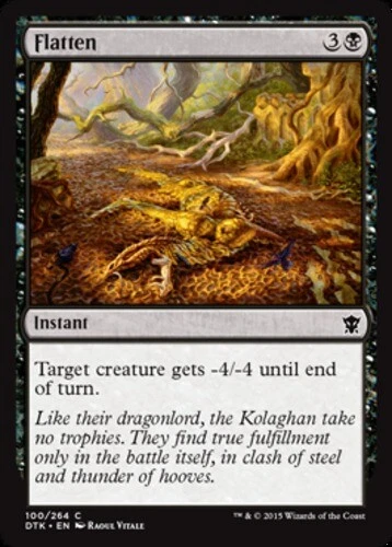 Dragons of Tarkir - Flatten - Foil - Image 1 of 1