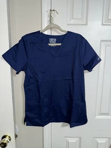 Blusa Médica Cherokee Workwear Cuello en V WW630 NAVW Azul Marino Mediana (U) - Imagen 1 de 11