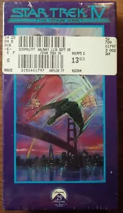 STAR TREK IV THE VOYAGE HOME SEALED VHS TAPE Paramount Watermarks SHATNER Nimoy - Picture 1 of 4