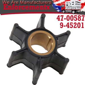 FOR Johnson Evinrude Water Pump Impeller 9.9HP-15HP 2 Stroke & 4 Stroke Carbole - Picture 1 of 10