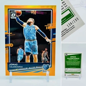 2020-21 Donruss Optic Jonas Valanciunas Orange Prizm /199 Memphis Grizzlies - Picture 1 of 8