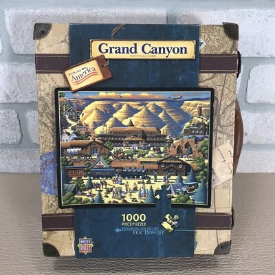 Eric Dowdle Explore America 1000 Piece Suitcase Grand Canyon Jigsaw Puzzle - Image 1 of 4
