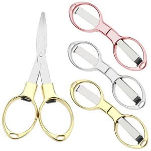 3 Pcs Folding Scissors Portable Travel Mini Scissors for Crafting - Picture 1 of 7