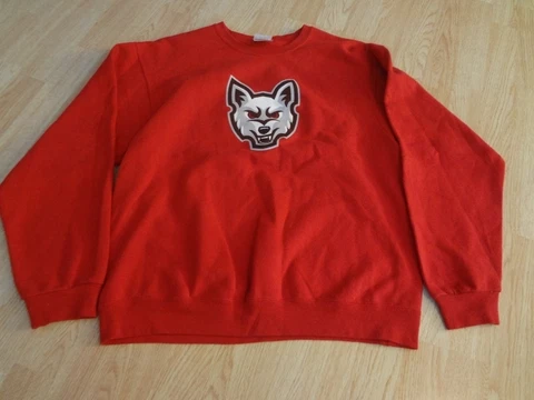 Men's South Dakota USD Coyotes L Crew Sweatshirt Red Oak Cover