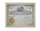 1902 Denver, Co Loyal Gold Mining & Milling Stock Certificate #212