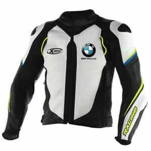 BMW veste moto/moto cuir en cuir de vache/ 5 protections/toutes tailles