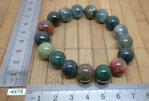 Bracelet PIERRE MIXTES NATURELLES perles 12mm - mineraux lithotherapie reiki mix - Picture 1 of 1
