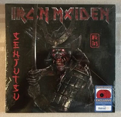 Iron Maiden - Senjutsu (Walmart Exclusive Limited Ed. Red & Black Marble 3-LP) - Image 1 of 4