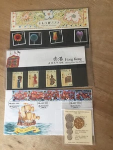 3 First Day Covers.Royal Mail flowers,Hong Kong,Spanish Armada. - Picture 1 of 1