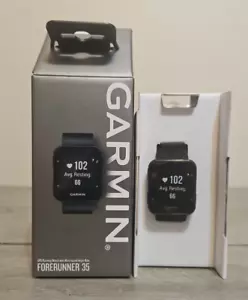 Garmin Forerunner 35 GPS Running Fitness Watch- Black (010-01689-00) New Open - Picture 1 of 4