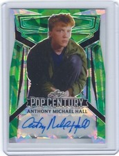 2023 Leaf Metal Pop Century Anthony Michael Hall - Signatures Auto Green 1/1