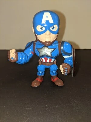 Figura de acción de juguete Capitán América Civil War Die-Cast Metal 4" Foto 1 de 2