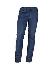 Cavalli Class Dark  Denim Regular Fit Jeans with Embroidered Patch  -  Pants  -