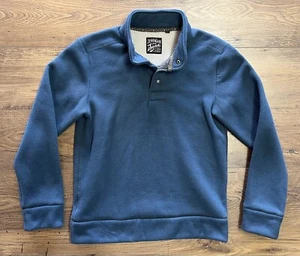 Jeremiah And Sons Herren S Small Flood Blue Sherpa Lined 3 Snap Close Pullover - Bild 1 von 11