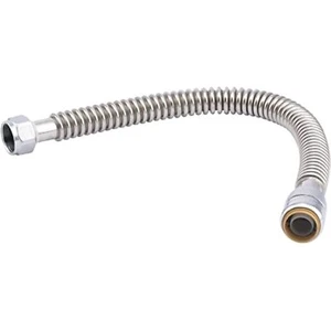 SharkBite 3/4 Inch x 3/4 Inch FIP x 18 Inch Stainless Steel Corrugated Flexible - Picture 1 of 5
