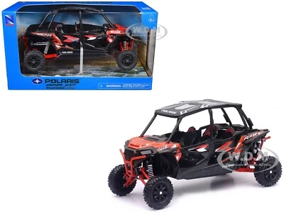 POLARIS RZR XP 4 TURBO EPS SPORT UTV ORANGE 1/18 DIECAST BY NEW RAY 57843 A - Image 1 of 3