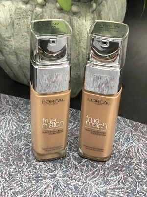 (2) L’Oréal True Match Super Blendable Foundation 5D/5W Golden Sand  New - Image 1 of 3