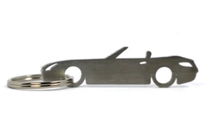 Silhouette Keychain Keyring for Mercedes-Benz SLS Cabrio - Picture 1 of 3