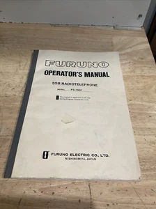 Furuno FS-1502 Original Operator’s Manual For Marine Radio - Picture 1 of 2