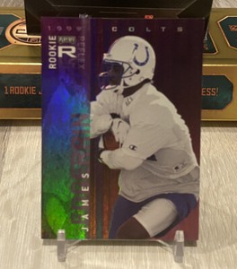 1999 PLAYOFF EDGERRIN JAMES ROOKIE RC ROOKIE REFLEX RARE #RR12 FREE SHIPPING $25